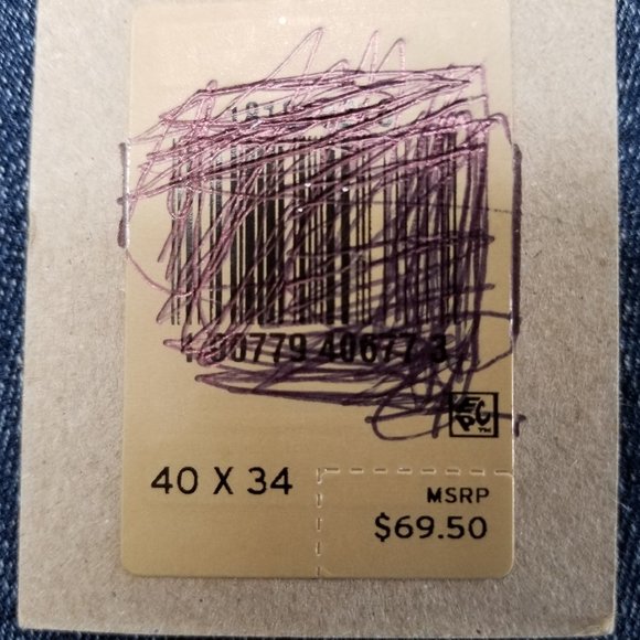 Levis 541 Athletic Taper Jeans Mens  Sit at waist Blue Stretch Denim Size 40x34 - Picture 6 of 8